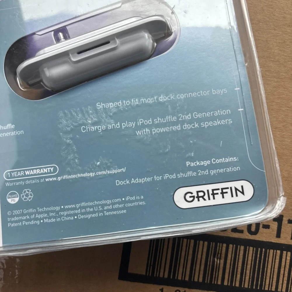 Griffin Technology Dock Adapter For 2nd Generation IPod Shuffle Apple Hi-Fi